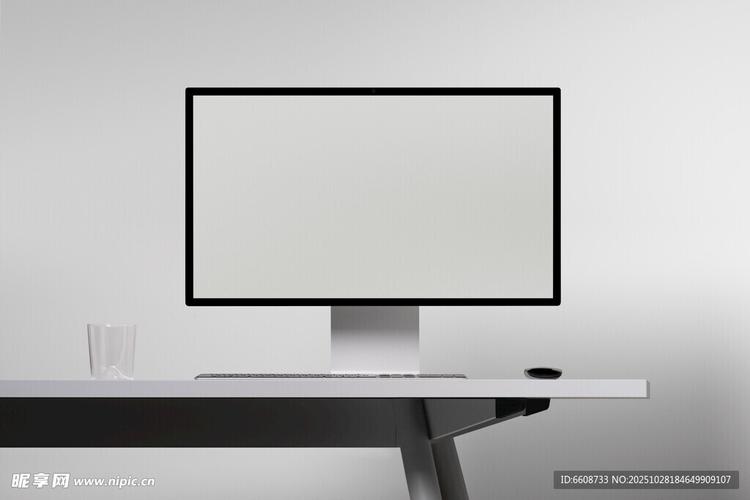 简洁电脑桌面展示设计图